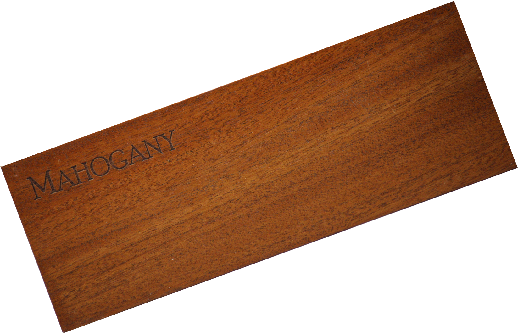 Wood Strip (Mahogany) 4" x 19" x  (1/16", 3/32", 1/8", 3/16" or 1/4") 