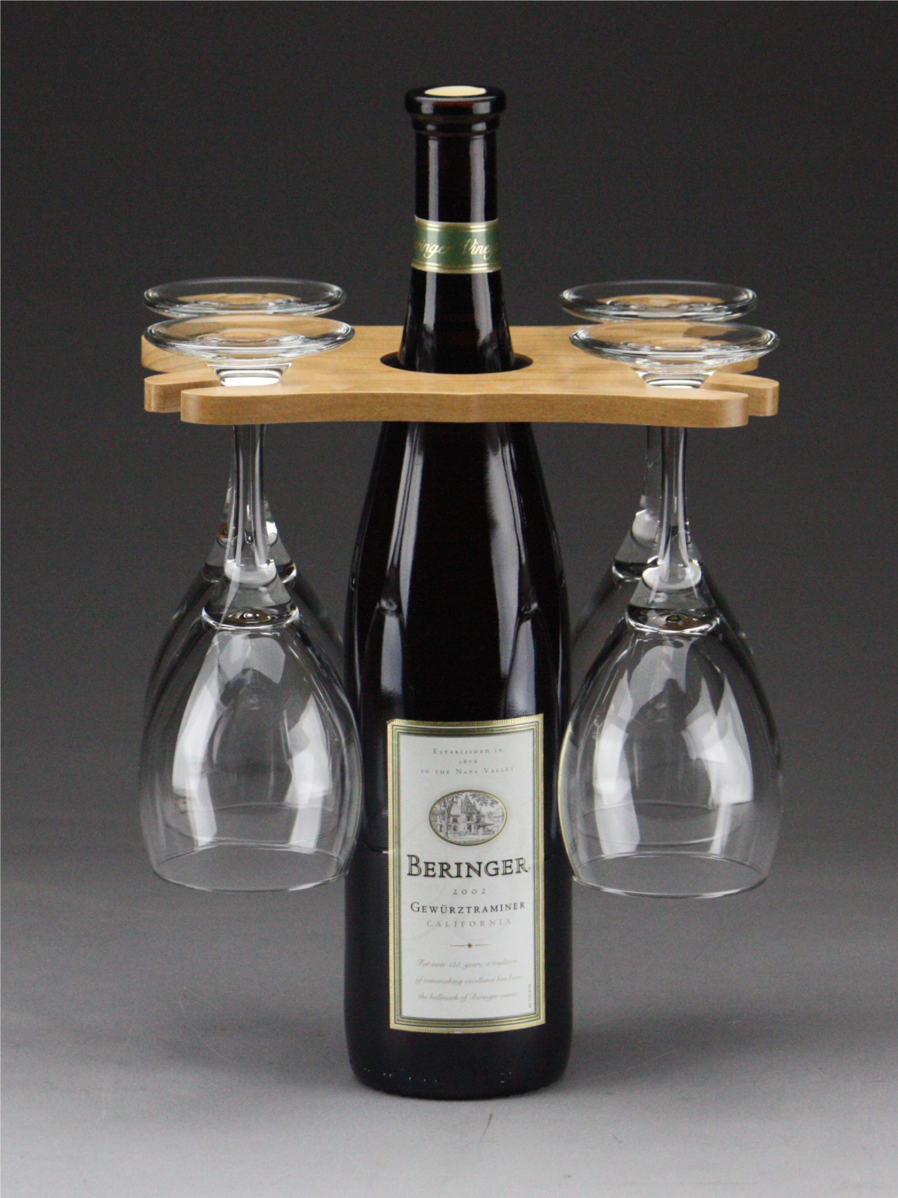 Four Glass Wine Bottle Topper - WBT4-A