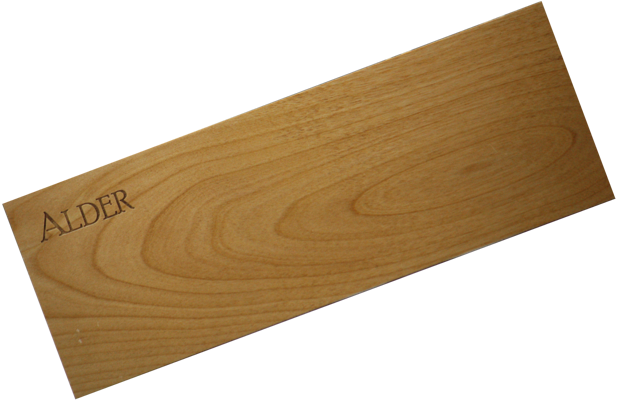 Wood Strip (Alder/Maple/Cherry) 4.5 x24"x (1/16",3/32", 1/8", 3/16" or 1/4") 