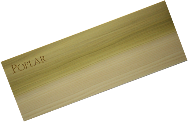 Wood Strip (Poplar) 18" x 24" x  (3/32", 1/8", 3/16" or 1/4") 