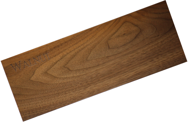 Wood Strip (Walnut) 4" x 19" x  (1/16", 3/32", 1/8", 3/16" or 1/4") 